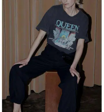 아메리 빈티지 아메리 퀸 투어 '80 블랙 티셔츠