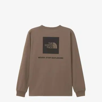 THE NORTH FACE 로고 티 롱 슬리브 백 스퀘어 로고 T