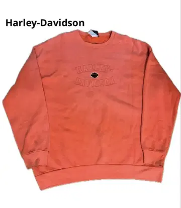 초특가 Harley Davidson 맨투맨 오렌지 빈티지