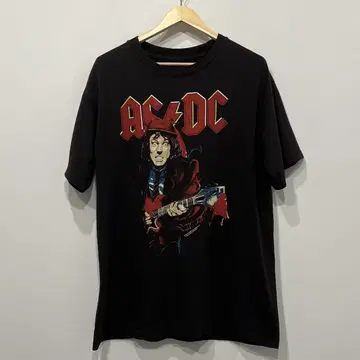 90s AC/DC BROCKUM 닐바나 빈티지 티셔츠 블랙