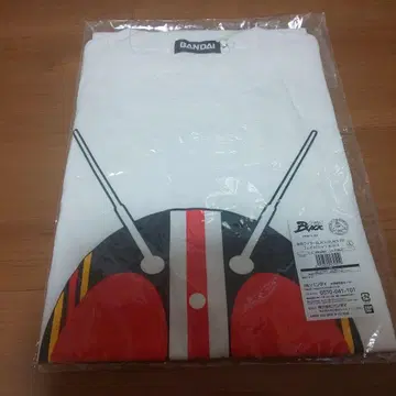 BANDAI 반다이 가면라이더 BLACK BLACKRX 페이스 티셔츠 L