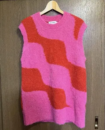 마리메꼬 marimekko Elementti Taifuuni 니트 베스트