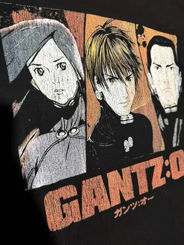 00s GANTZ 애니메이션 티셔츠 XL
