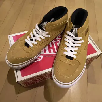 Vans Half Cab 베이지 하이컷 스니커즈