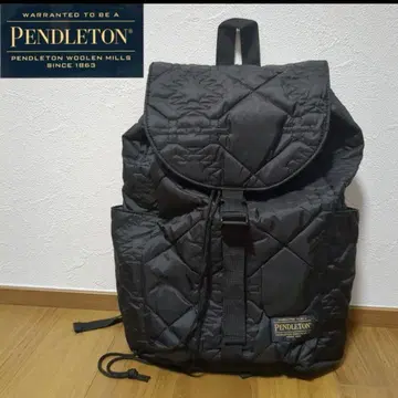 PENDLETON 퀼팅 백팩 블랙/럭색 펜들턴 블랙