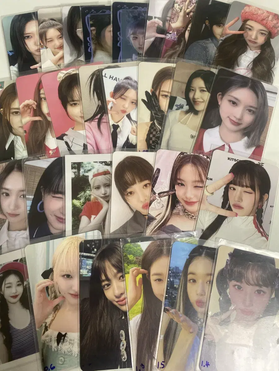 아이브 포카 29장 일괄판매