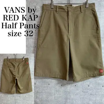 VANS by RED KAP 콜라보 하프 팬츠 베이지 사이즈 32