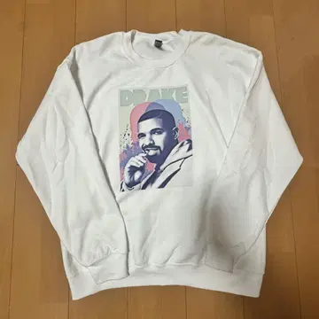[구하기 어려움] 00s Drake 구제 의류 그래픽 프린트 맨투맨