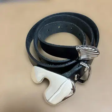 JieDa 가죽 벨트 블랙