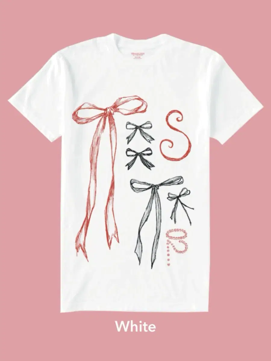 Mimi House Ribbon Print Short Sleeve T-shirt Balletcore Gyaru Shop Fairy y2k Vintage