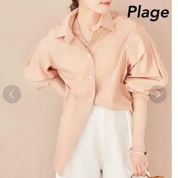 턱 셔츠 핑크