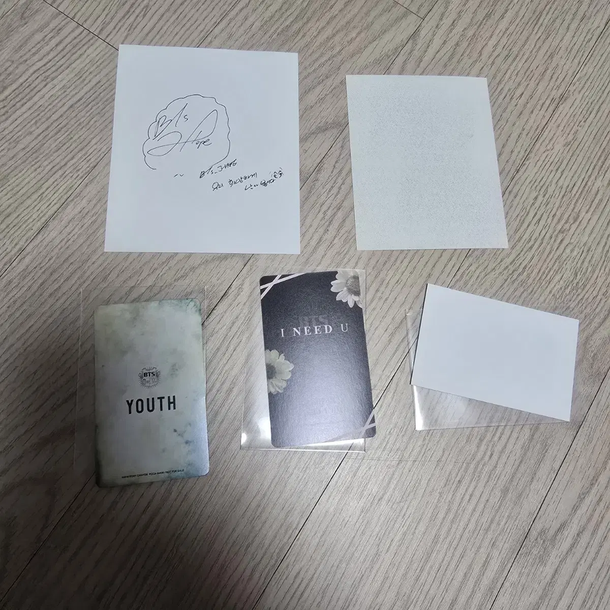 방탄 호석포카 일괄양도.  bts 일본 아니쥬  유스. 아미부스. 윙즈