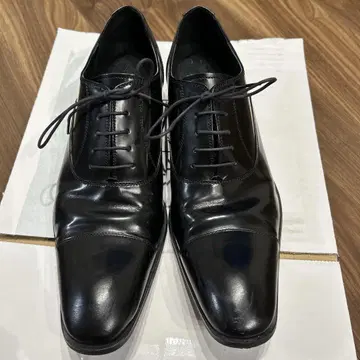 COMME CA ME 블랙 가죽 신발 26.5cm