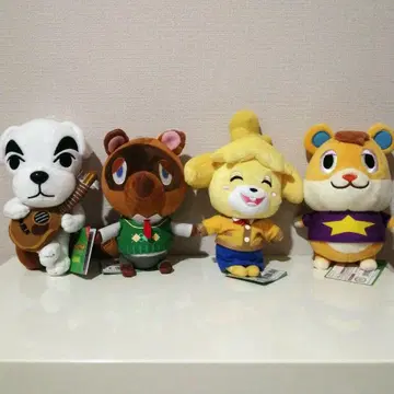 동물의 숲 ALL STAR COLLECTION 봉제 인형 세트 4개