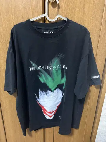 SUPPLIER 조커 티셔츠 L 사이즈 블랙