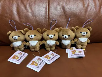 리락쿠마 밴딩 끈 포함 마스코트 차이로이코구마 5개 세트