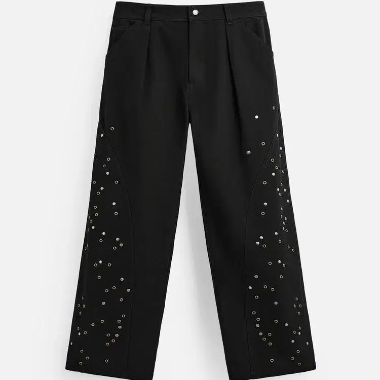ZARA×Andersson Bell スタッズ付きリラックスフィットパンツ38 Zara x Andersson Bell Relaxed Fit Studded Pants #자라앤더슨