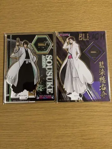 BLEACH 네이비 나염 소우스케 아크릴 스탠드 2개