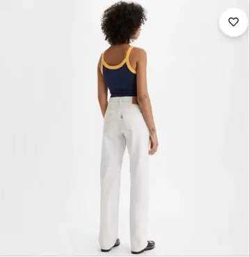 LEVI 501 '90s 화이트 데님 W23 L30
