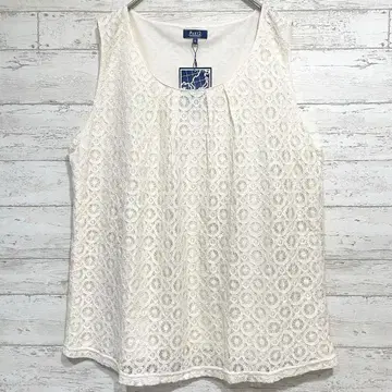 빅 사이즈 준코 시마다 전체 레이스 탱크탑 [2XL] 택 포함 고급