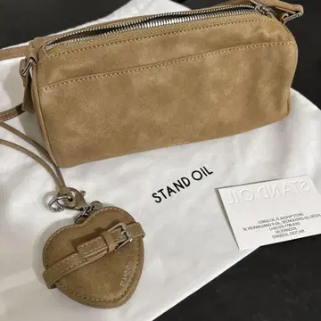 STAND OIL Chunky Bag 카멜 거울 키링 포함