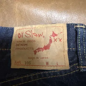 오어슬로우 오어슬로우 105 청바지