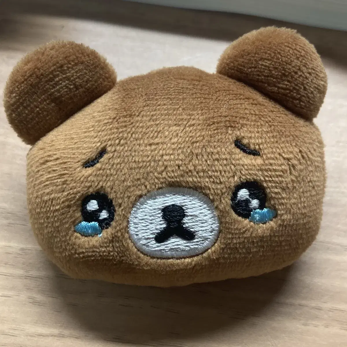 Rilakkuma Emoji Badge Can Badge Pin Button Chairoikoguma Emoji Crying Badge wts