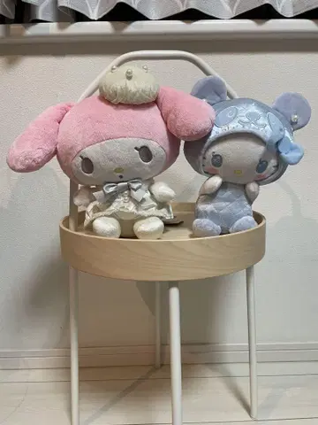마이멜로디 두근두근 옷장 팬더 헬로키티 해피 브라이드 봉제 인형