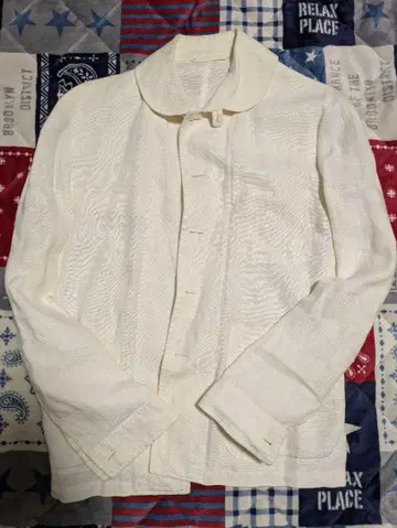THE SUIT COMPANY 화이트 커버올 M 사이즈 린넨