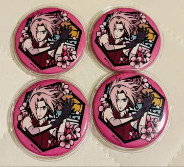 NARUTO 하루노 사쿠라 캔뱃지 세트