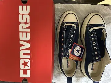 CONVERSE 네이비 데님 스니커즈