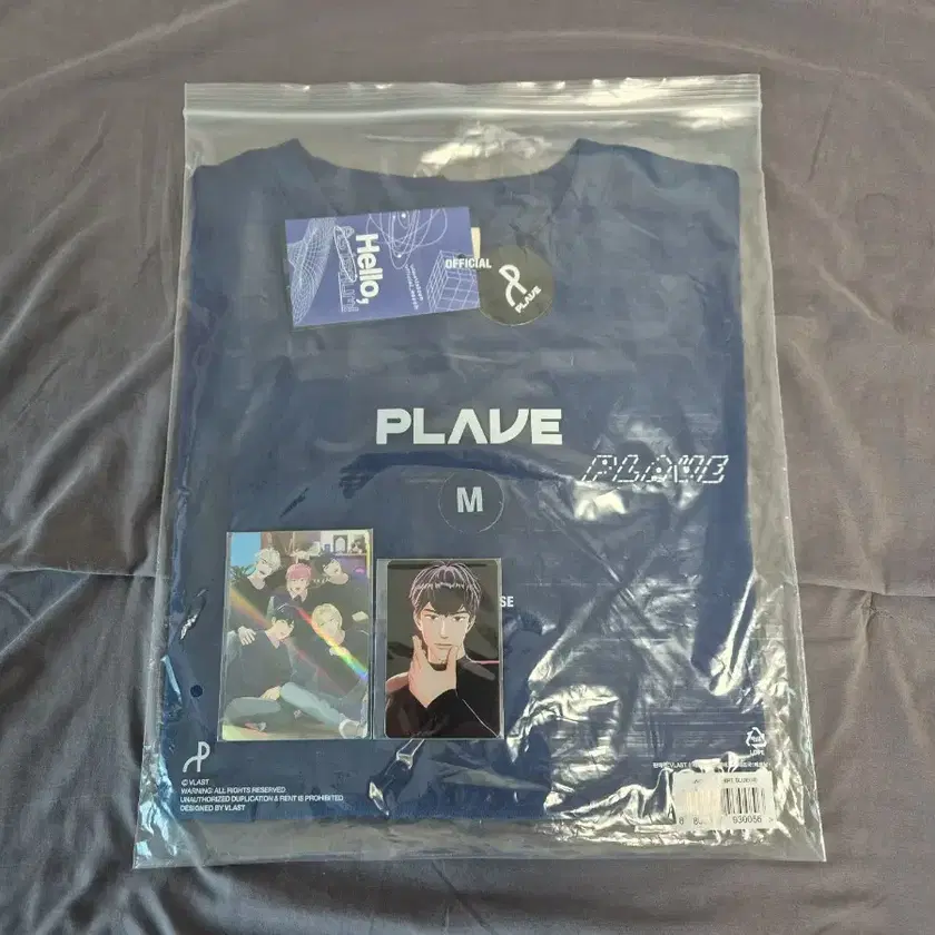 PLAVE fan con T-shirt Blue M sealed | Bunjang Global