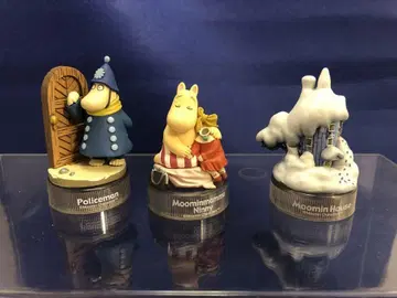 카이요도 무민 런치 병뚜껑 피규어 3종