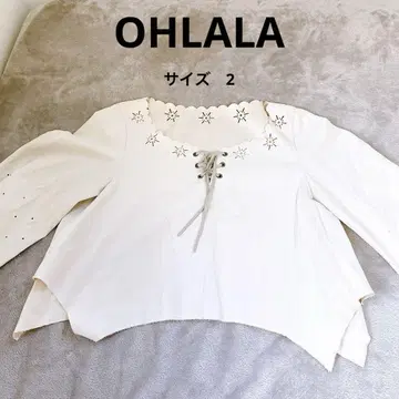 OHLALA 레이스업 상의 사이즈 2
