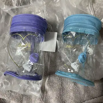 린츠 최애 컬러 숄더 파우치 스카이블루, 보라색