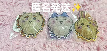 치이카와 (먼작귀) 큐빅 키링 시사 하치와레 토끼 세트