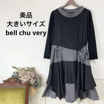 새상품급 빅 사이즈 bell chu very 모드 원피스