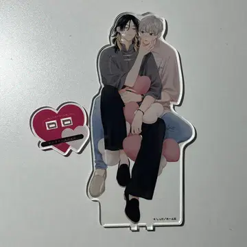 핑크 하트 잼 아크릴 스탠드 BL
