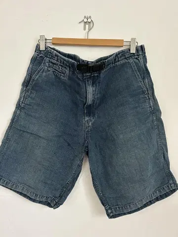 일본산 45rpm 면 린넨 반바지
