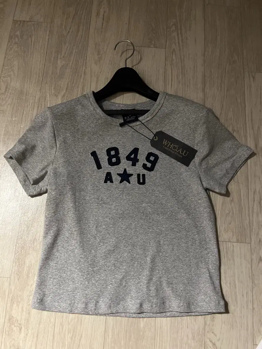 Who.a.u Gray Short Sleeve T-shirt New product