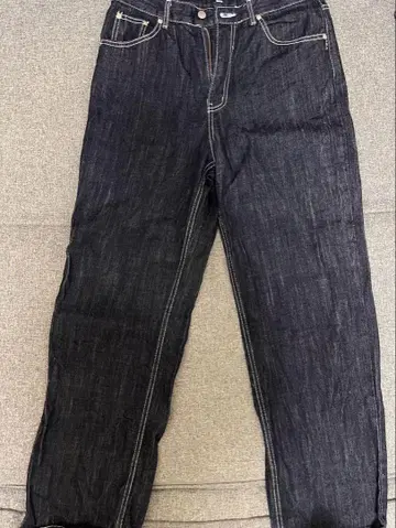 DXOH 데님 팬츠 와이드 팬츠 DENIM JEANS 딥 블루