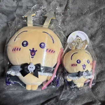 치이카와 (먼작귀) 천사와 악마 악마 토끼 마스코트 봉제 인형 S 세트