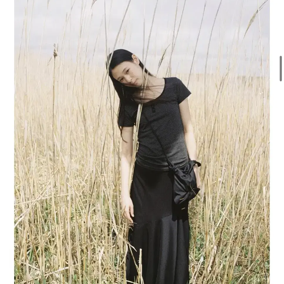 MISEKI SEOUL Long Skirt Flare Long Skirt BLACK #미세키서울