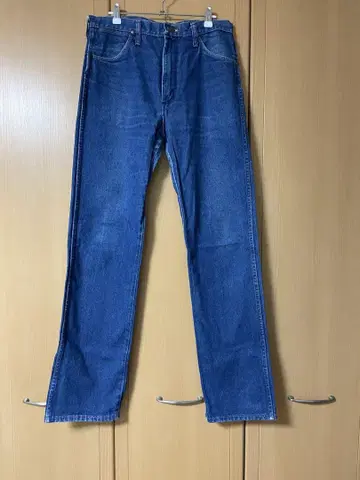 Wrangler 13MWZ 스트레이트 데님 팬츠 구제 의류