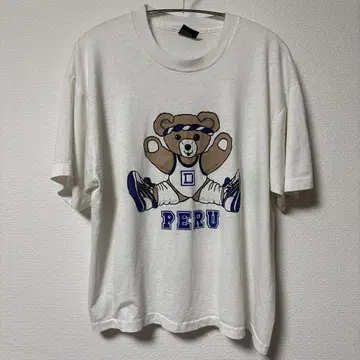레어 80s 90s DODGERS PERU 프린트 티셔츠 VINTAGE