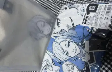 블루 록 전 원화 시계 부품 클리어 백 미하엘 카이저 티셔츠 2개 세트
