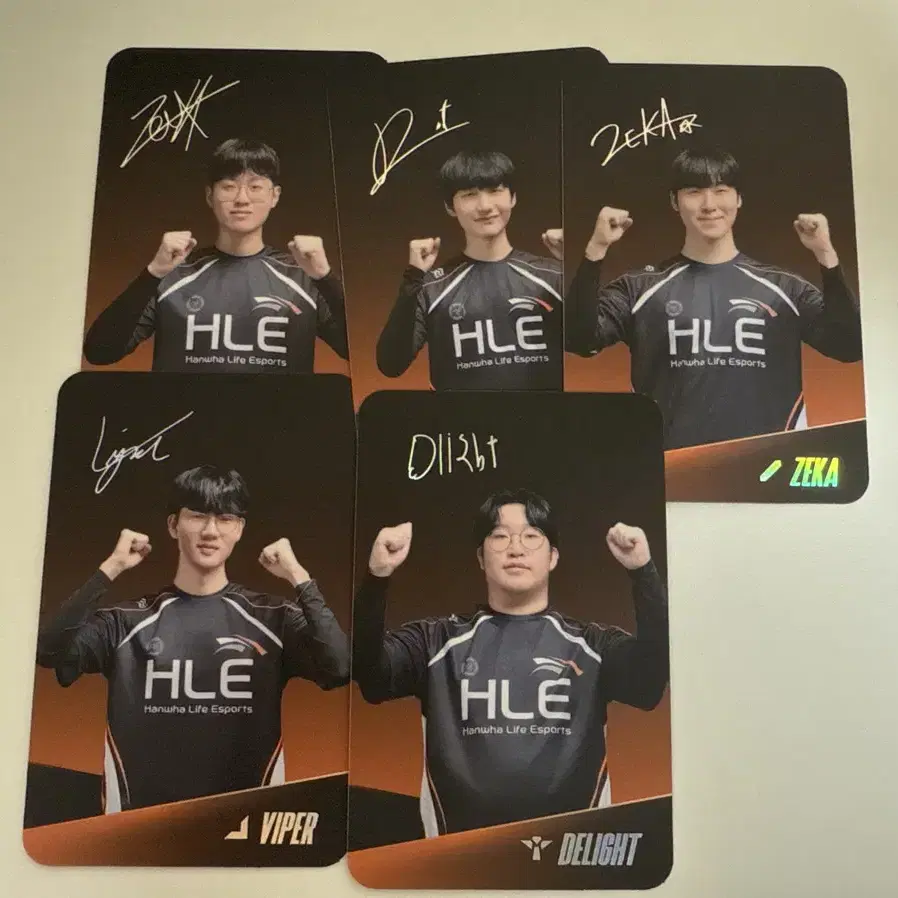 LCK 한화생명 HLE msi zone 포카 판매