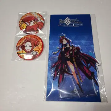 Fate FGO 붉은 염마 알타 아크릴 마스코트 아크릴 스탠드 캔뱃지