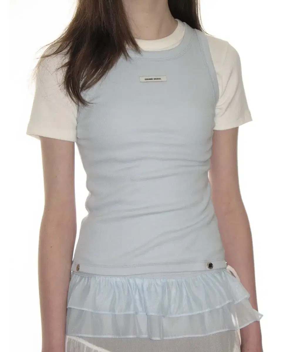 Crnk Frill Snap Sleeveless