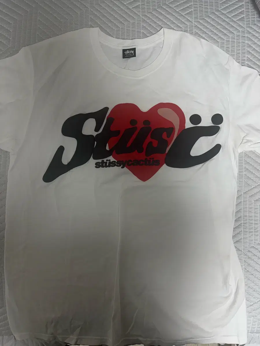 Stussy x CPFM 하트 티셔츠